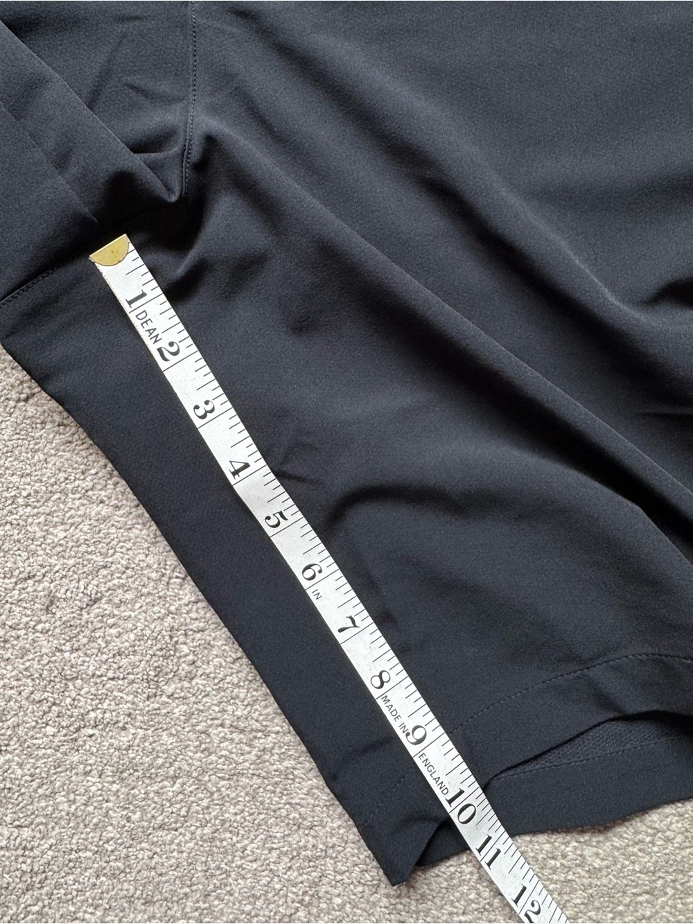 Mens Nike Dri Fit 10” Premium Golf Shorts Size 34 Black Like New - Picture 7 of 9